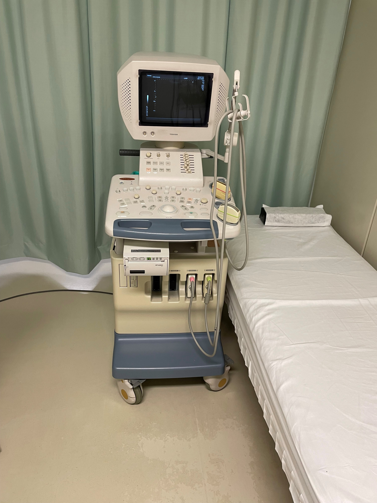 菊地胃腸科内科医院で使用している検査機器3：腹部超音波検査